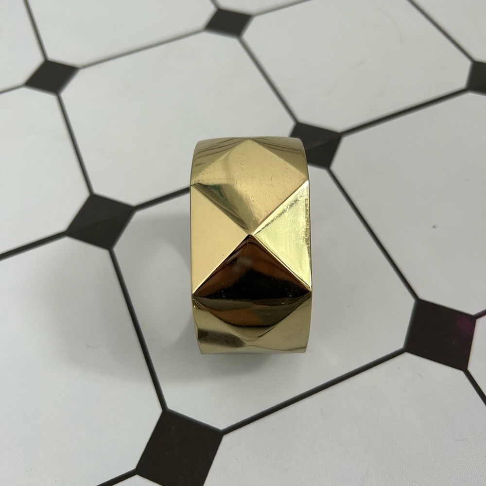 Gold Geometric Cuff Bracelet